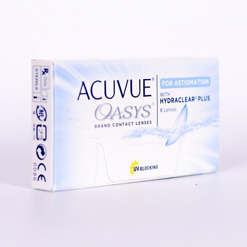 ACUVUE OASYS FOR ASTIGMATISM WITH HYDRACLEAR PLUS (6 ШТ)